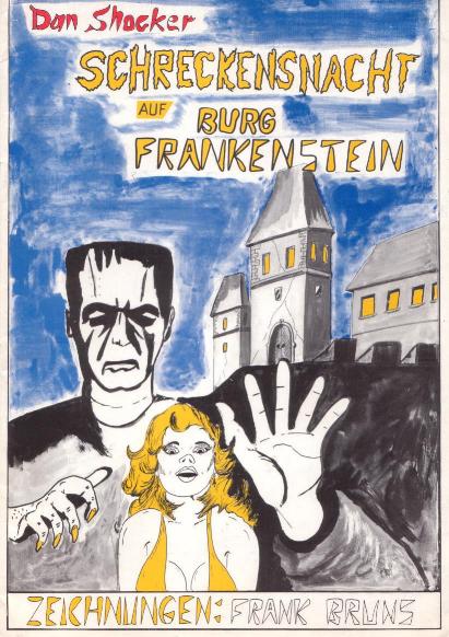 Das Burg Frankenstein Comic "Schreckensnacht auf Burg Frankenstein"