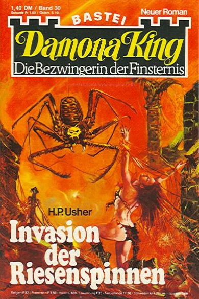 Damona King Nr. 30:Invasion der Riesenspinnen
