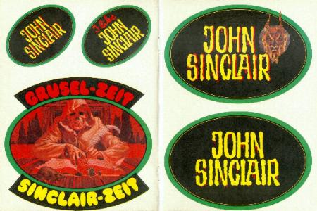 Die John Sinclair Aufkleber (1)