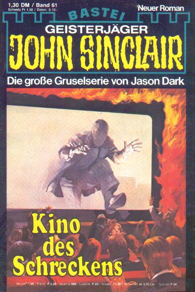 John Sinclair Nr. 61: Kino des Schreckens