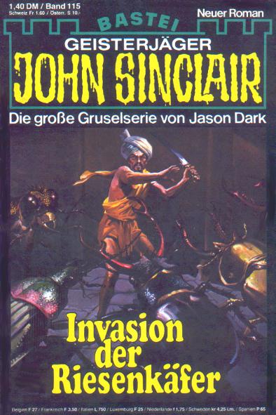 John Sinclair Nr. 115: Invasion der Riesenkäfer