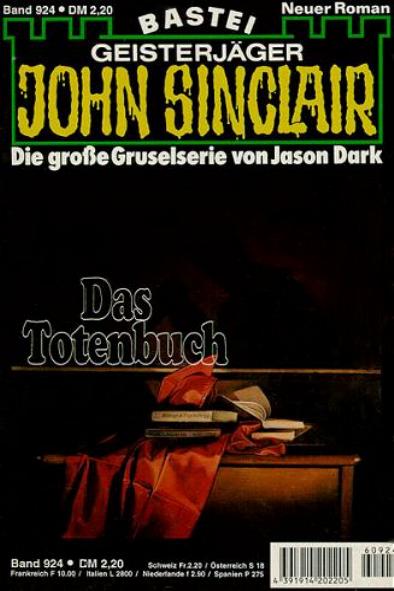 John Sinclair Nr. 924: Das Totenbuch