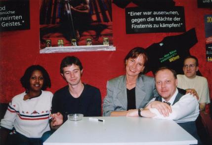 Gruppenbild des WortArt Teams mit Franziska Pigulla