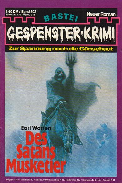 Gespenster-Krimi Nr. 502: Des Satans Musketier