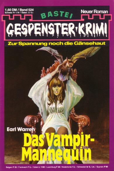 Gespenster-Krimi Nr. 524: Das Vampir-Mannequin