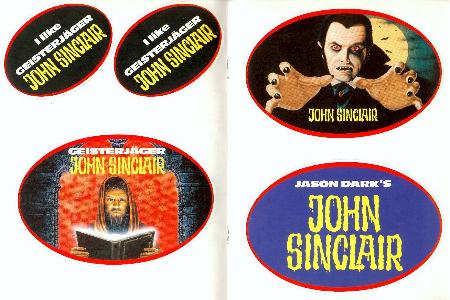 Aufkleber aus dem John Sinclair Roman Nr. 500