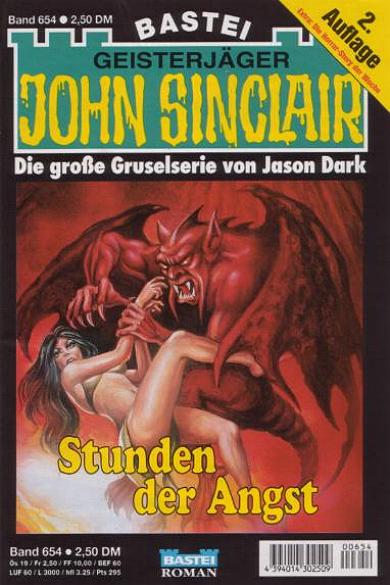 John Sinclair Nr. 654 (2. Auflage): Stunden der Angst