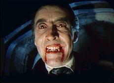 Christopher Lee als Dracula