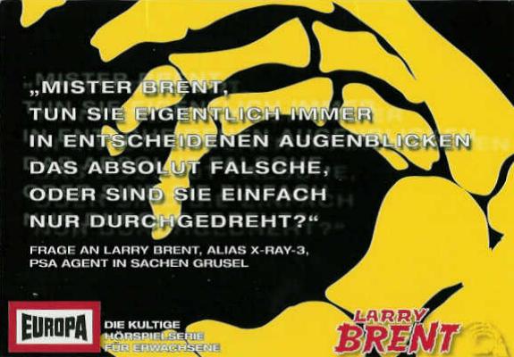 Die Larry Brent - Postkarte zum Live H&ouml;rspiel (1)
