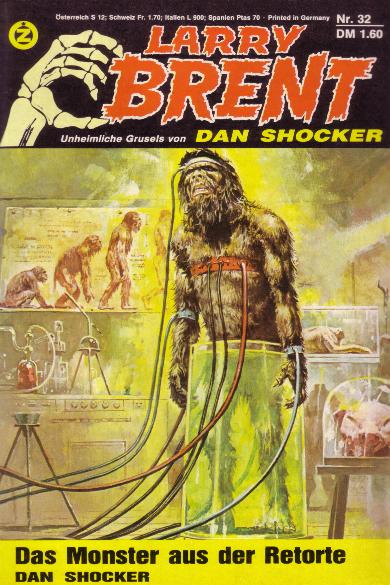 Larry Brent Nr. 32: Das Monster aus der Retorte
