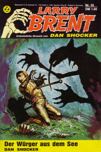 Larry Brent Nr. 55: Der W&uuml;rger aus dem See