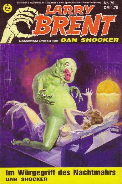 Larry Brent Nr. 79: Im W&uuml;rgegriff des Nachtmahrs
