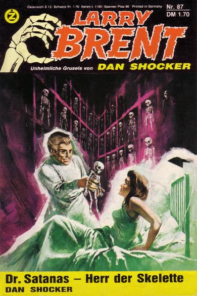 Larry Brent Nr. 87: Dr. Satanas - Herr der Skelette
