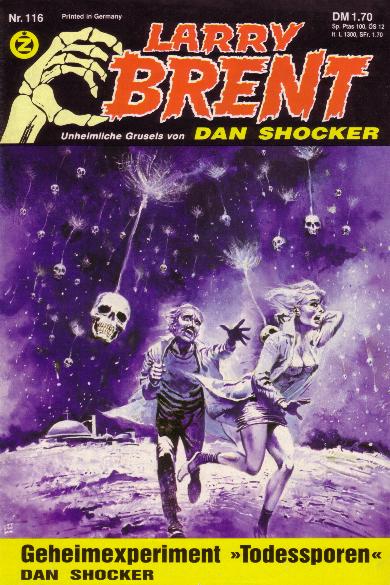 Larry Brent Nr. 116: Geheimexperiment "Todessporen"