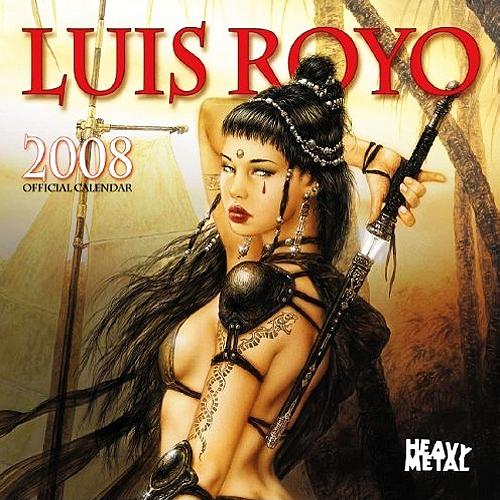 "Luis Royo 2008 Official Calendar"