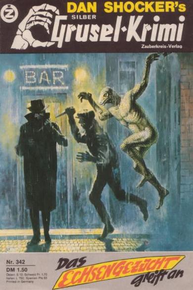 Silber-Grusel-Krimi Nr. 342: Das Echsengez&uuml;cht greift an