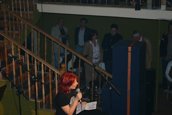 Der VIP-Bereich neben der B&uuml;hne