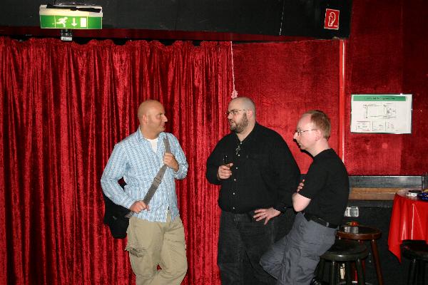 Drei Mitglieder des Sinclair Forums: Beau Renson, Skyder und Mortal