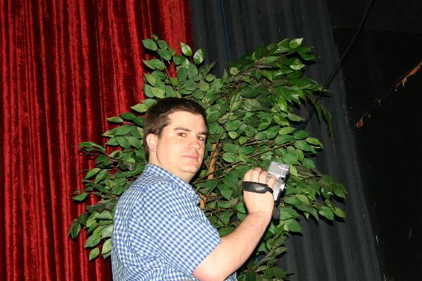 "Anonym" beim Filmen