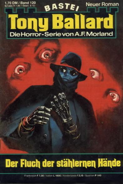 Tony Ballard Nr. 120: Der Fluch der st&auml;hlernen Hand