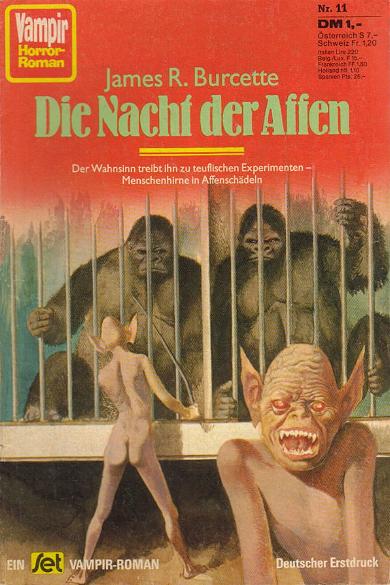 Vampir-Horror-Roman Nr. 11: Die Nacht der Affen