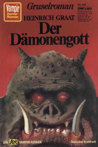 Vampir-Horror-Roman Nr. 139: Der D&auml;monengott
