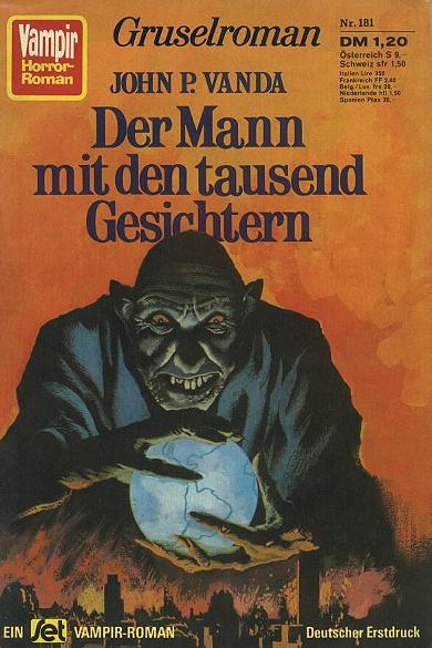 Vampir-Horror-Roman Nr. 181: Der Mann mit den tausend Gesichtern