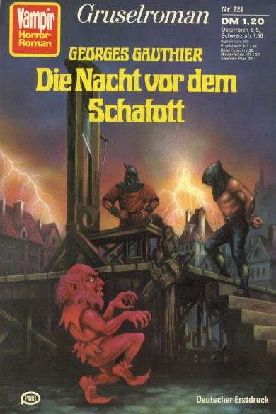 Vampir-Horror-Roman Nr. 221: Die Nacht vor dem Schafott