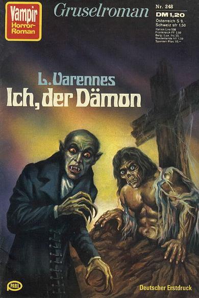 Vampir-Horror-Roman Nr. 248: Ich, der D&auml;mon
