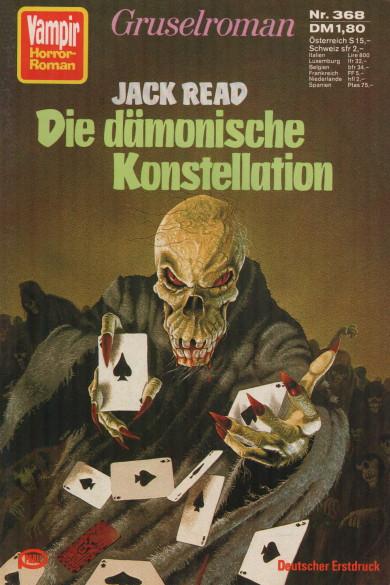 Vampir-Horror-Roman Nr. 368: Die d&auml;monische Konstellation
